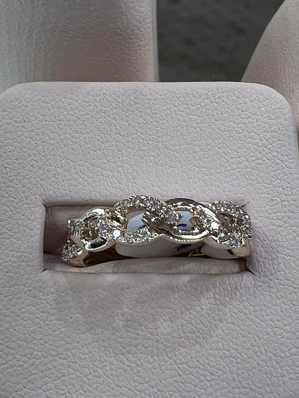 fancy diamond ring at morande jewelers