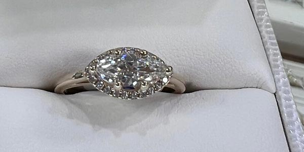 oval diamond ring at morande jewelers